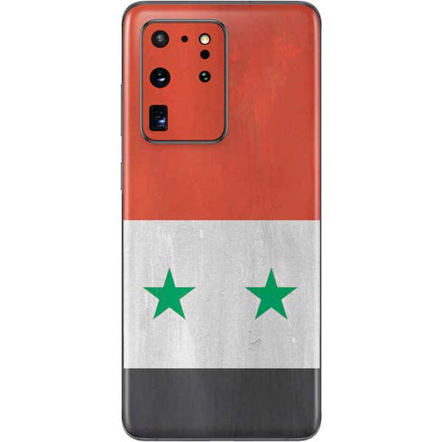 Syria Flag Distressed Galaxy S20 Ultra 5G Skin